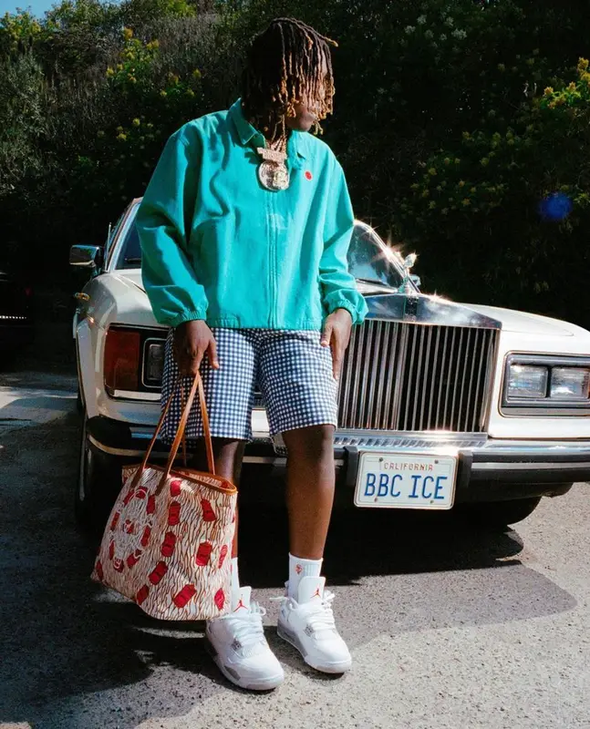 Don Toliver outfit in IceCream and Jordan, 2021