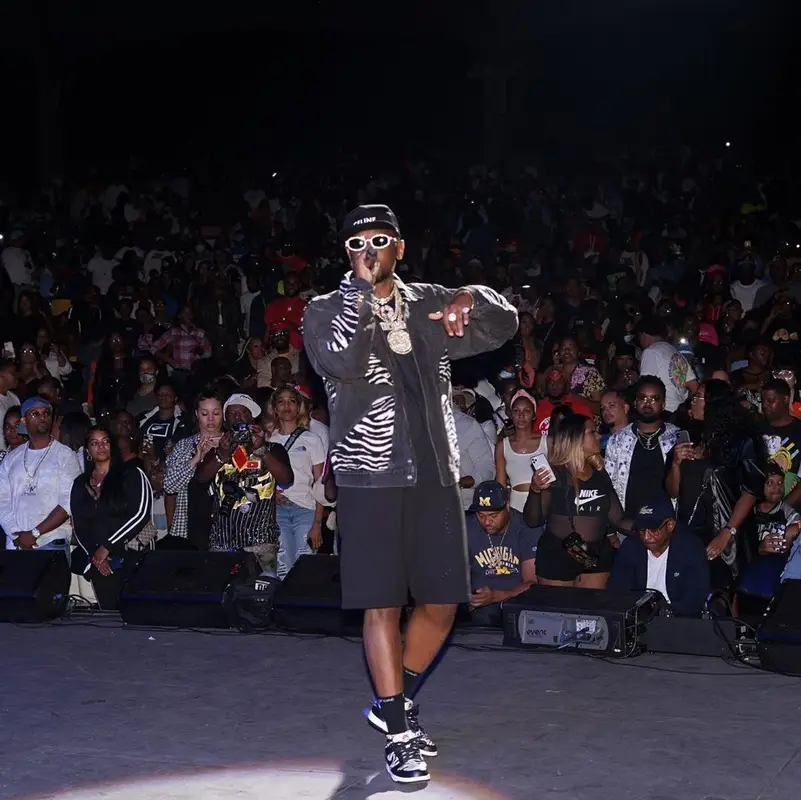 Fabolous outfit in Supreme, Cartier, and Celine, 2021
