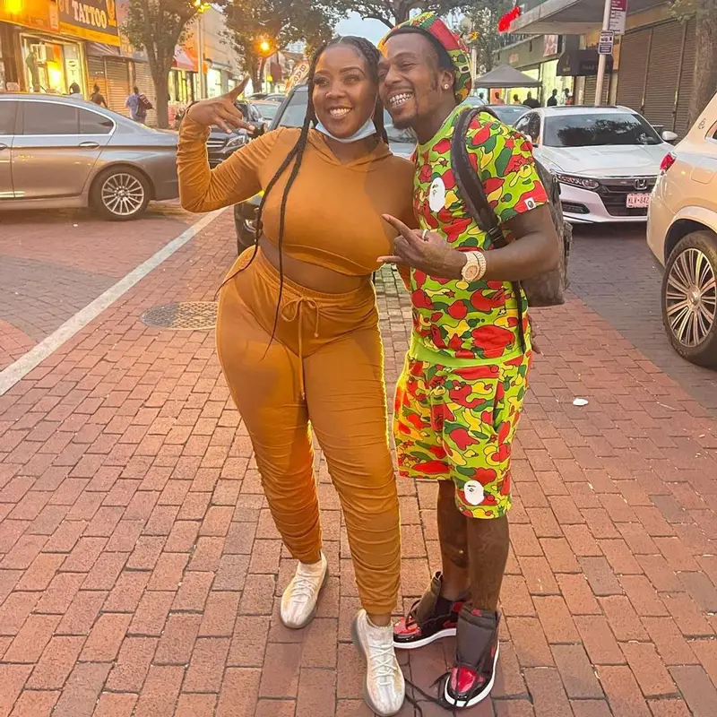Sauce Walka outfit in Nike and Bape, 2021