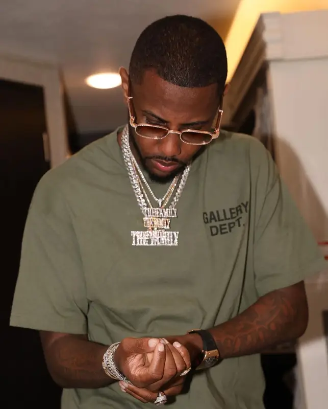 Fabolous outfit in Gallery Dept., Nike, and Cartier, 2021
