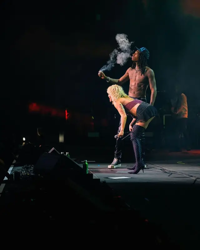 Wiz Khalifa outfit in Rick Owens, Fresh I Am, and Celine, 2021