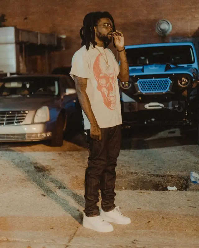 Seddy Hendrinx outfit in Evisu, Nike, and Cartier, 2021