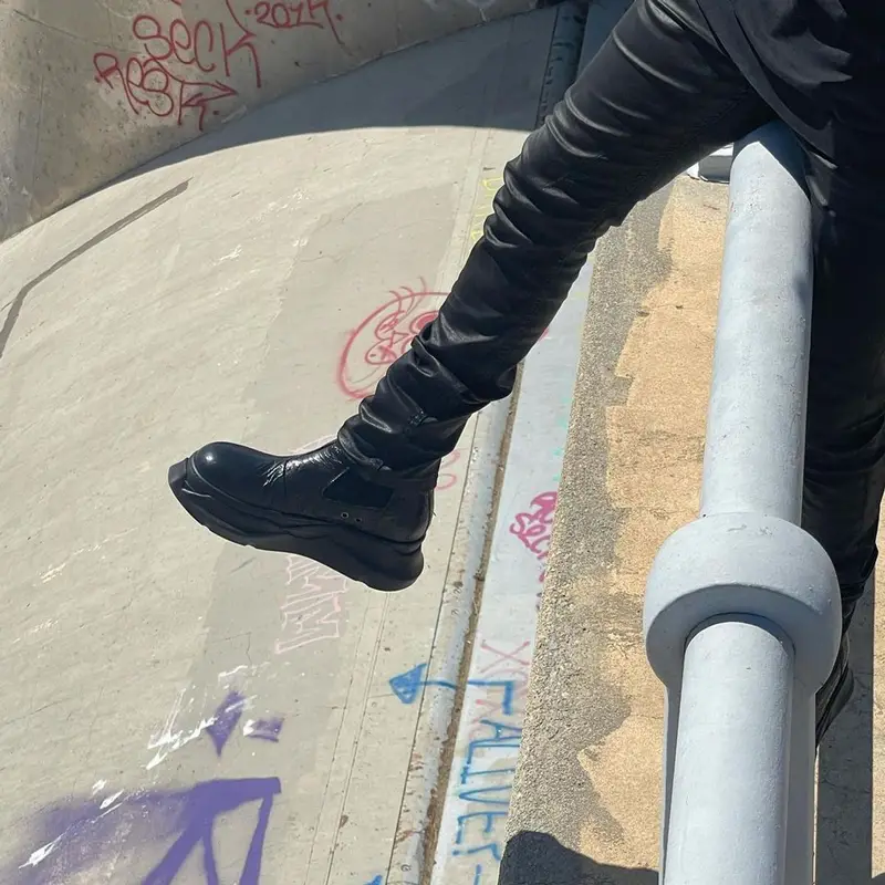 Blackbear outfit in Givenchy, Rick Owens, and Prada, 2021