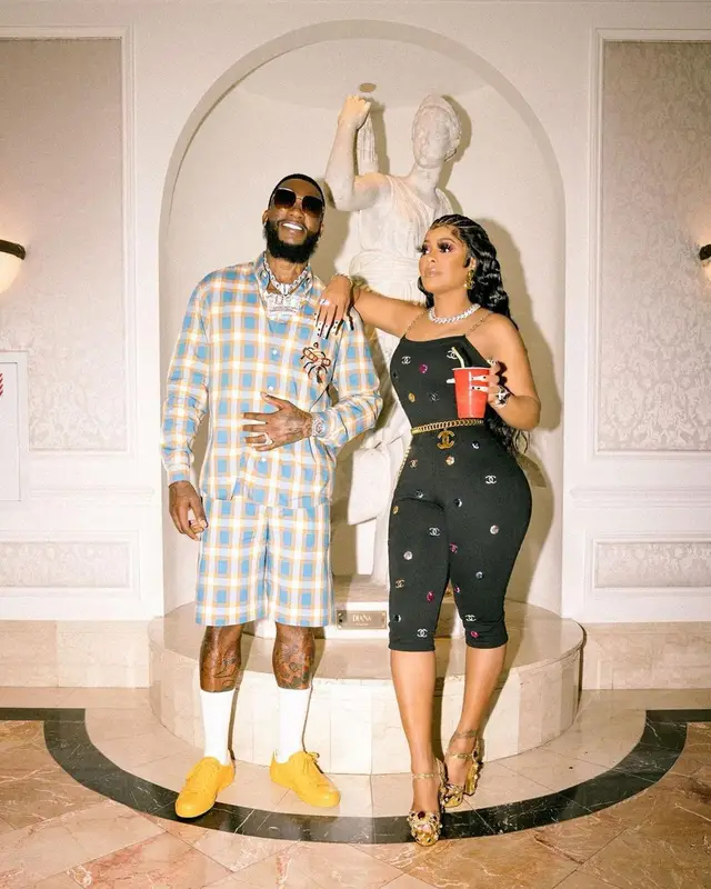 Gucci Mane outfit in Freya Hartas and Gucci, 2021