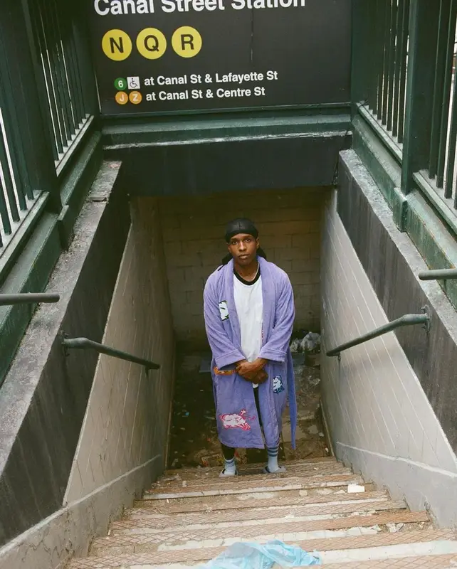 ASAP Rocky outfit in Cozy World, 2021
