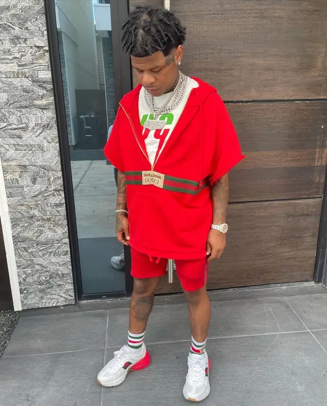 Rylo Rodriguez outfit in Gucci, 2021