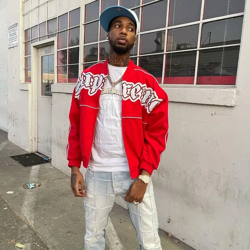 Key Glock outfit in Supreme, Gallery Dept., and New Era, 2021