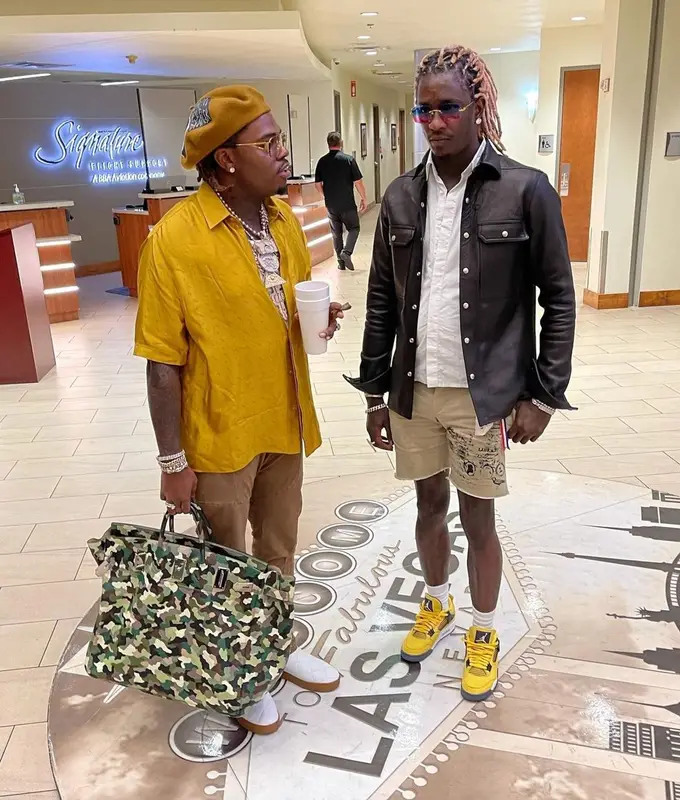 Gunna outfit in Profound and Bottega Veneta, 2021