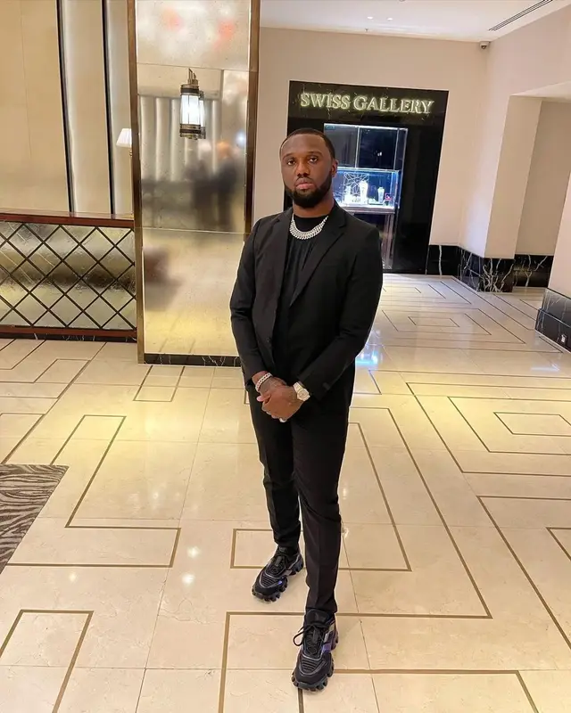 Headie One outfit in Prada, 2021
