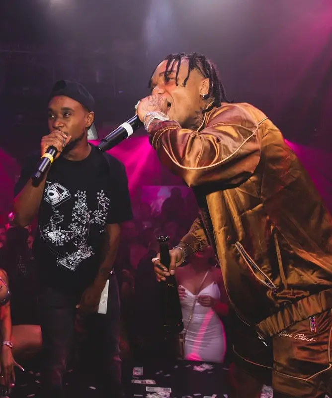 Swae Lee outfit in Keiser Clark, Burberry, and Chanel, 2021