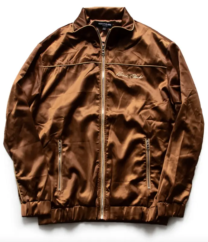 Keiser Clark Cedar Brown Track Jacket $490