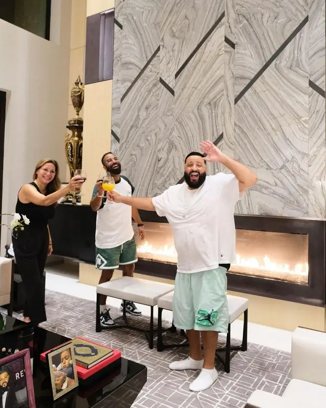 DJ Khaled outfit in Ralph Lauren, Jordan, and Polo Ralph Lauren, 2021