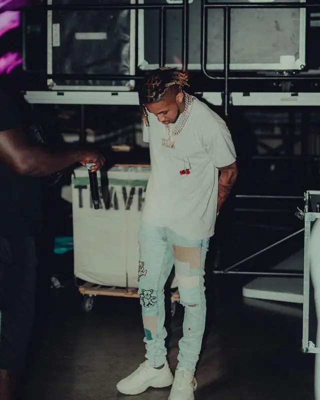 DDG outfit in Amiri, Gucci, and Dior, 2021