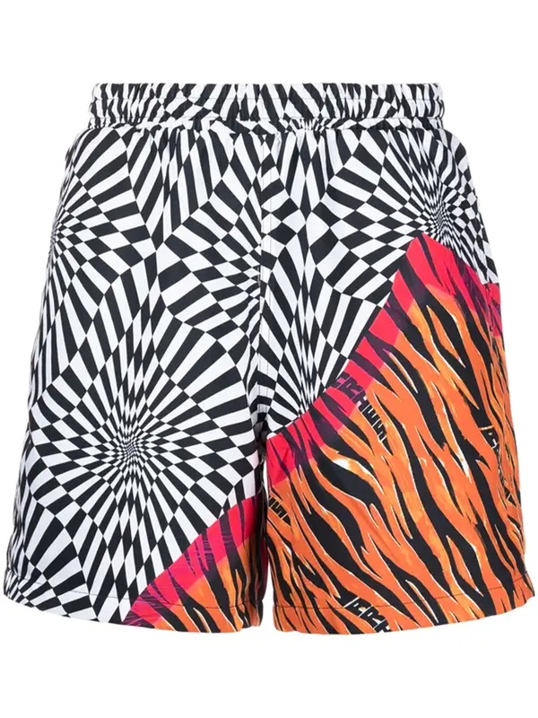 Vans Distorted Tiger Check Shorts $120