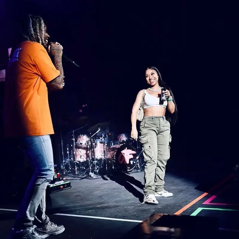 Lil Durk outfit in Don't Let Mom Find Out, Nike, and Cactus Plant Flea Market, 2021