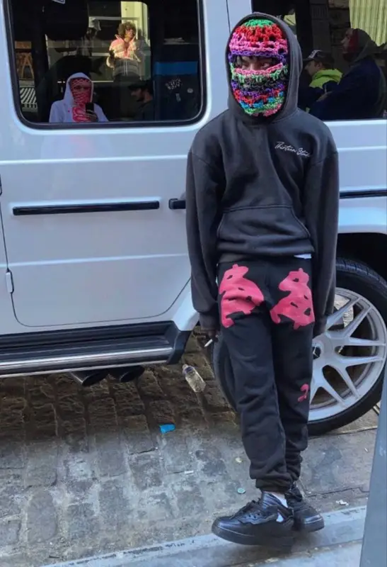 Ian Connor outfit in Nike, Minced Sweets, and Comme Des Garcons, 2021