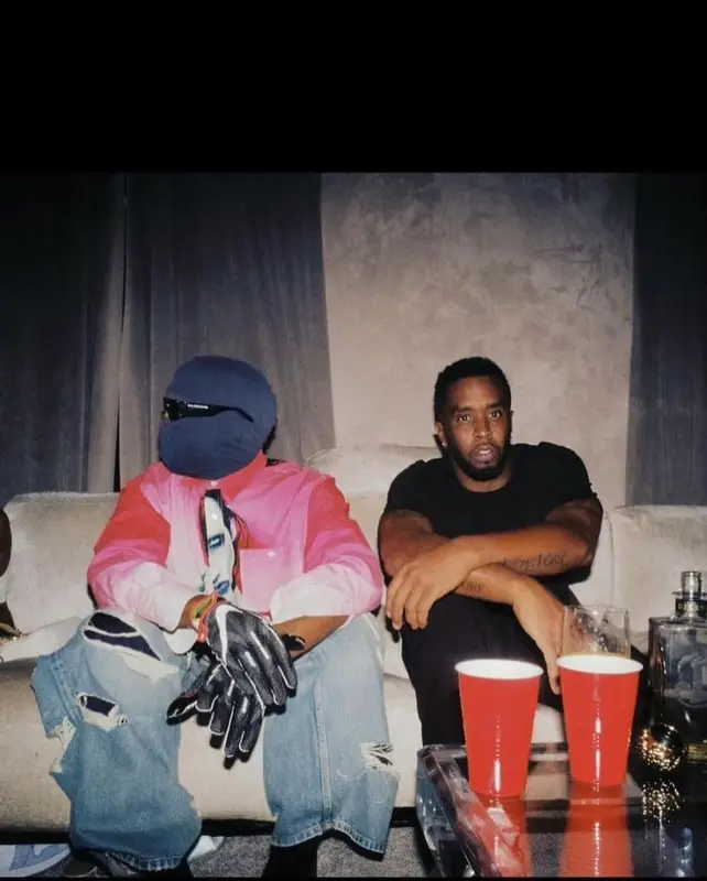 Kanye West outfit in Vetements, Balenciaga, and Nike, 2021
