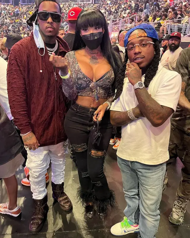 Jacquees outfit in Gallery Dept., Cartier, and Louis Vuitton, 2021