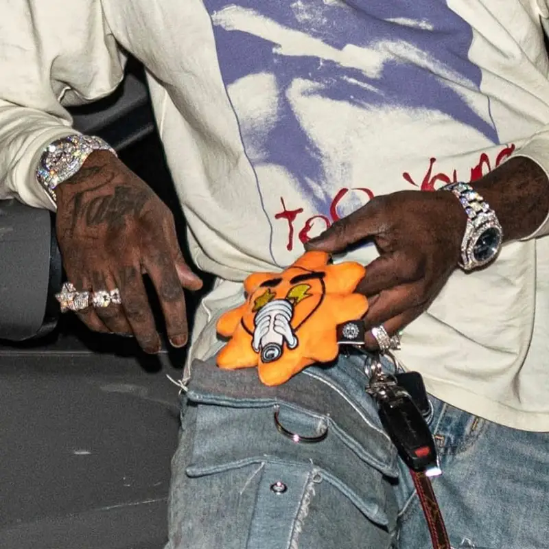 Chief Keef outfit in Balenciaga, Kam Vercetti, and Glo Gang, 2020