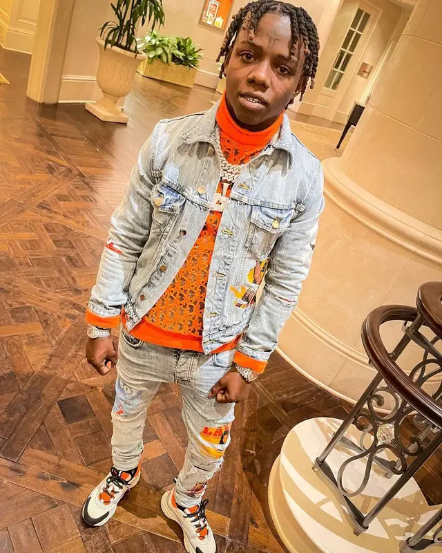 Jackboy outfit in Amiri, Dior, and Playboy, 2021