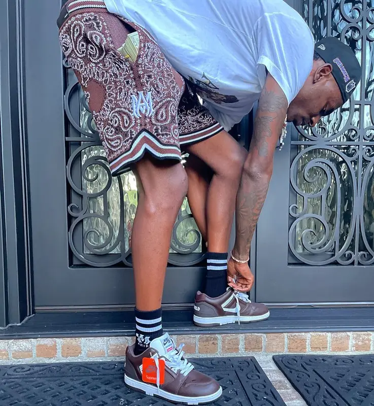 Young Dolph outfit in Amiri, Supreme, and Nike, 2021