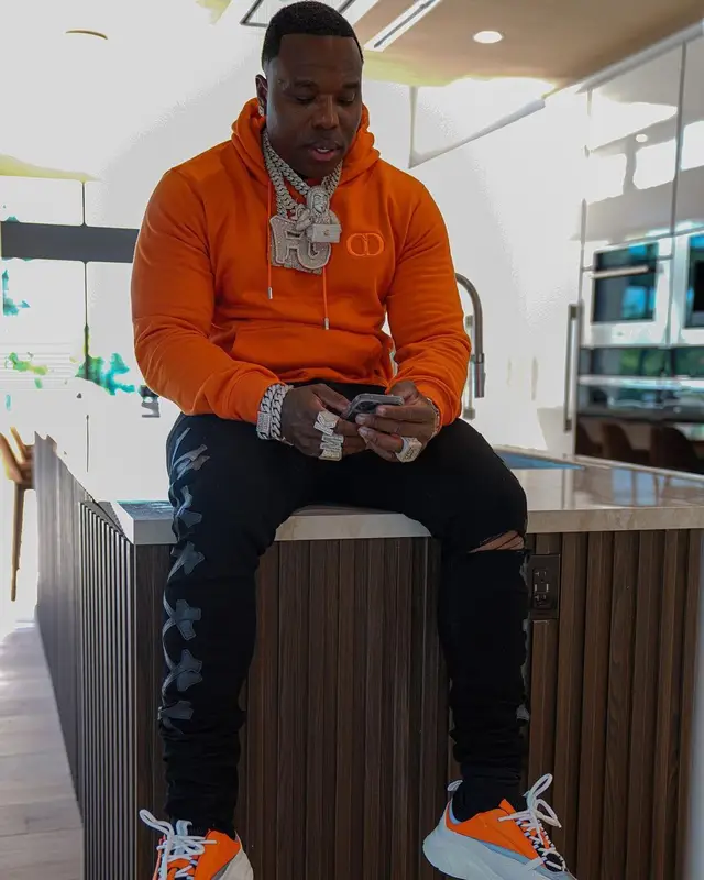 BandMan Kevo outfit in Dior and Amiri, 2021