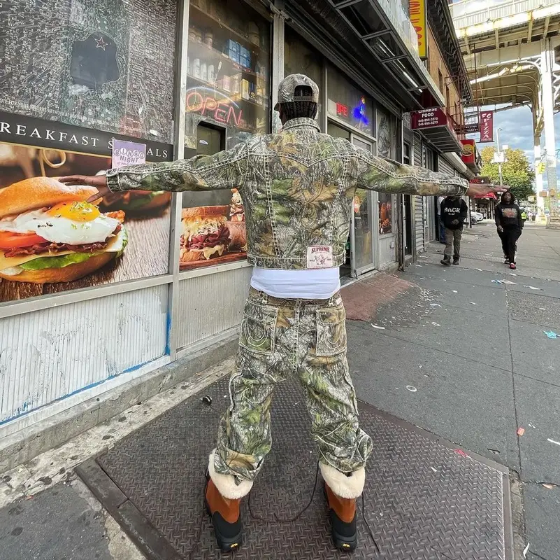 Bloody Osiris outfit in Supreme, Ugg, and True Religion, 2021