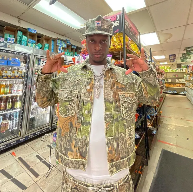 Bloody Osiris outfit in Supreme, Ugg, and True Religion, 2021