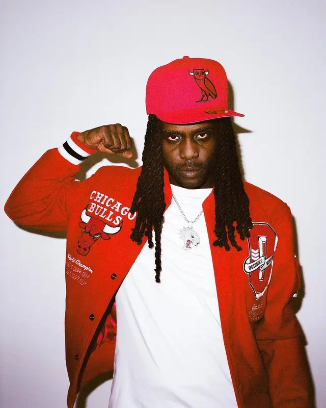 Chief Keef outfit in Nike, OVO, and NBA, 2021