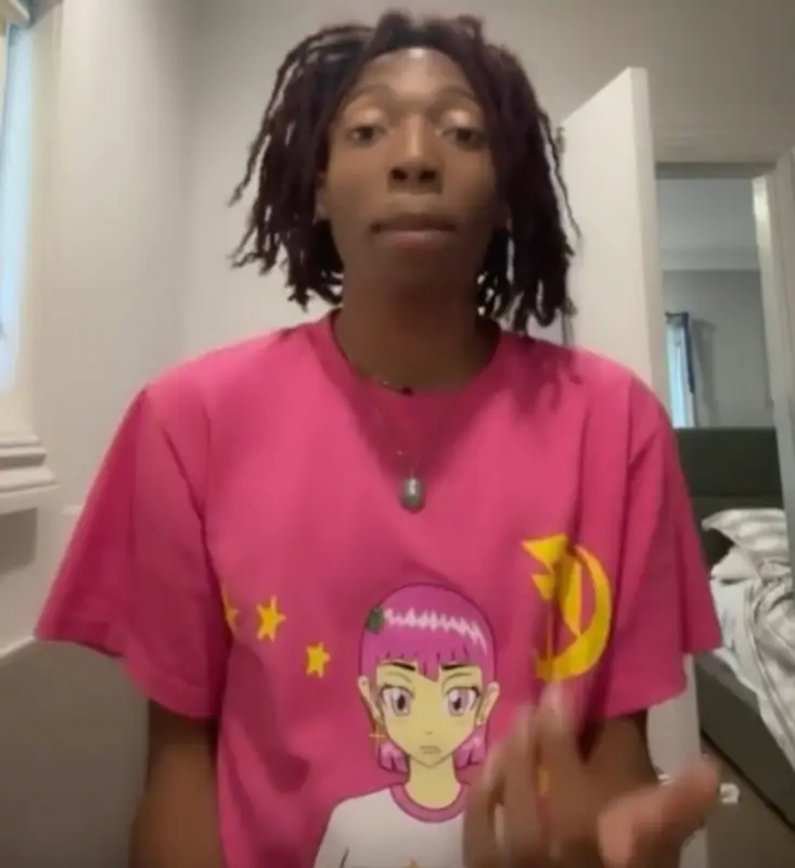 Lil Tecca outfit in Ecosys La, 2021
