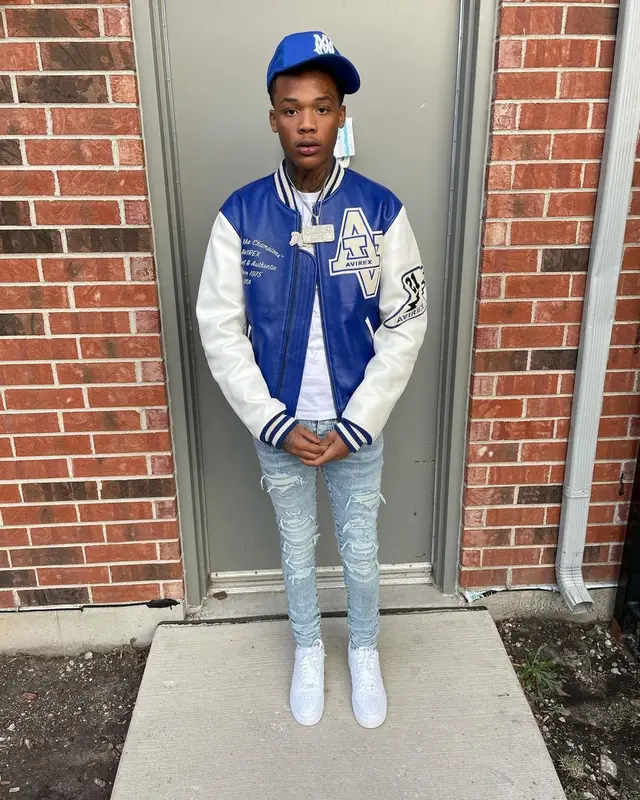 DCG Shun outfit in Avirex, Nike, and Amiri, 2021