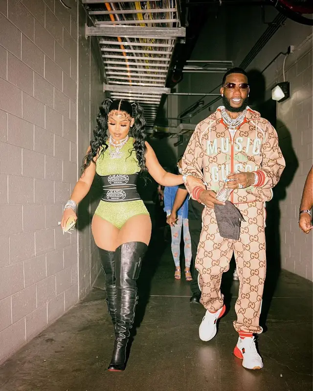 Gucci Mane outfit in Gucci and Cartier, 2021