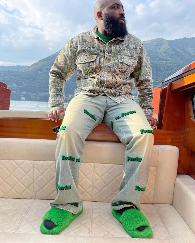 ASAP Bari outfit in Supreme, Louis Vuitton, and True Religion, 2021