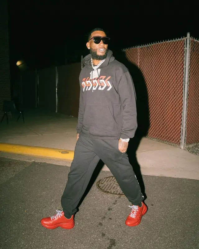 Gucci Mane outfit in Gucci, 2021