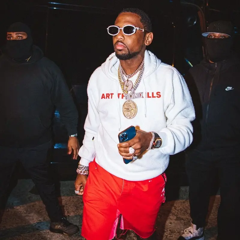 Fabolous outfit in Gallery Dept., Cartier, and Human Made, 2021