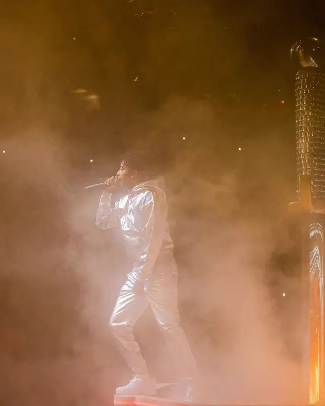 21 Savage outfit in Celine and Nike, 2021