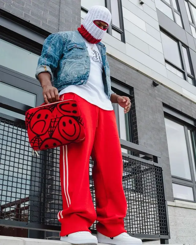 JuJu outfit in Menace, Maison Margiela, and Bela Cartess, 2021