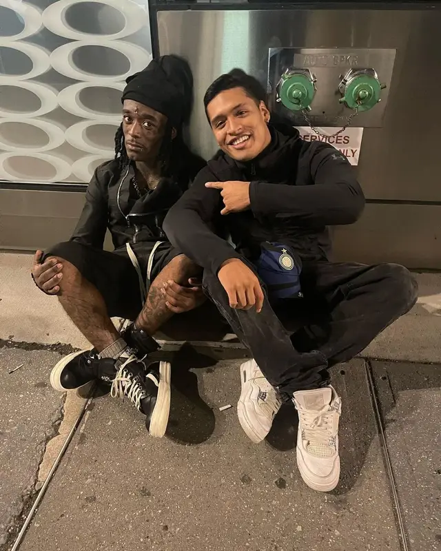 Lil Uzi Vert outfit in Chrome Hearts and Rick Owens, 2021