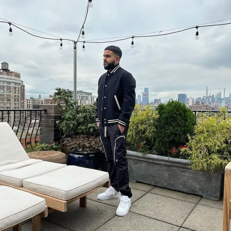 Nav outfit in Saint Laurent, Rick Owens, and Nike, 2021
