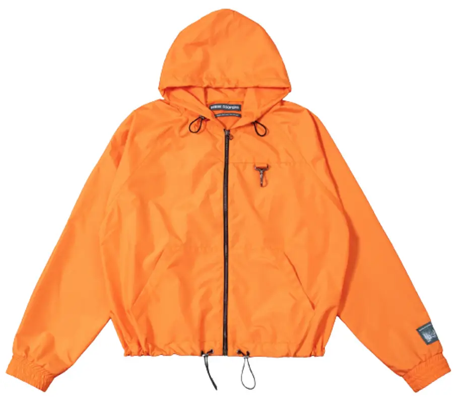 Reese Cooper Ripstop Orange Hooded Jacket $348