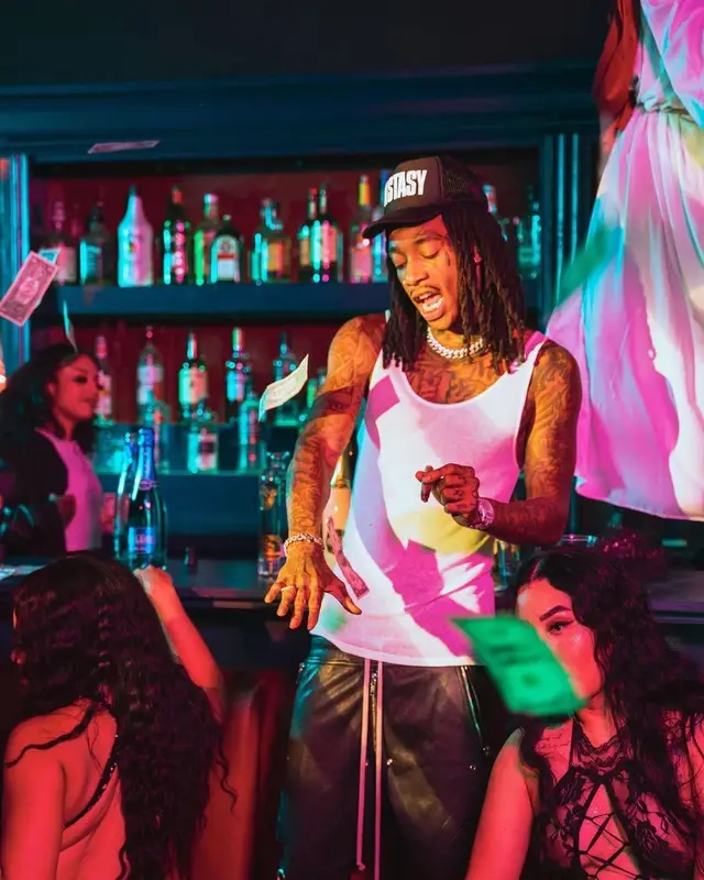 Wiz Khalifa outfit in Rick Owens, 2021