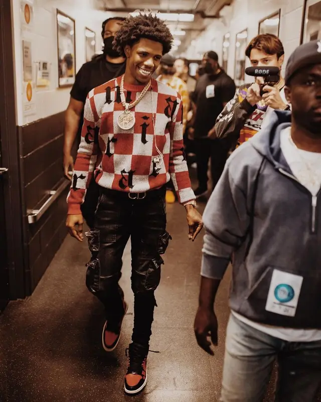 A Boogie Wit Da Hoodie outfit in Amiri and Dior, 2021