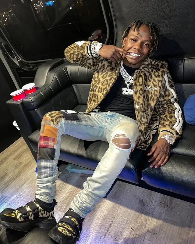 Jackboy outfit in Amiri and Dior, 2021