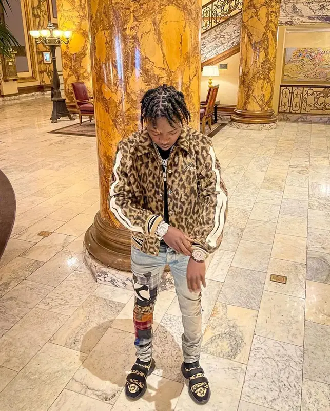 Jackboy outfit in Amiri and Dior, 2021