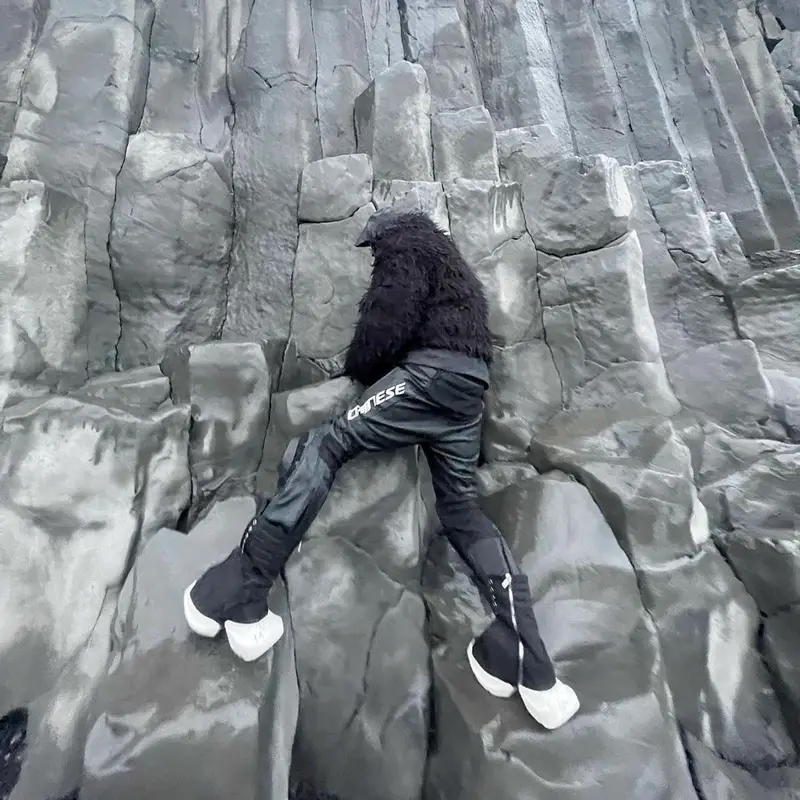 Bloody Osiris outfit in Balenciaga, 66 North, and Dainese, 2021