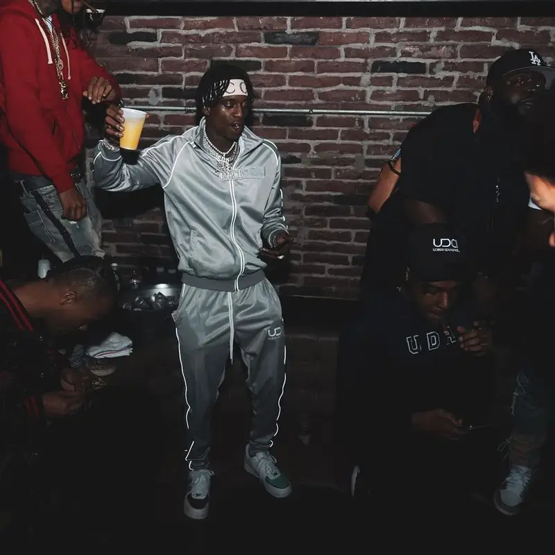 Soulja Boy outfit in Udigg Apparel and Gucci, 2021