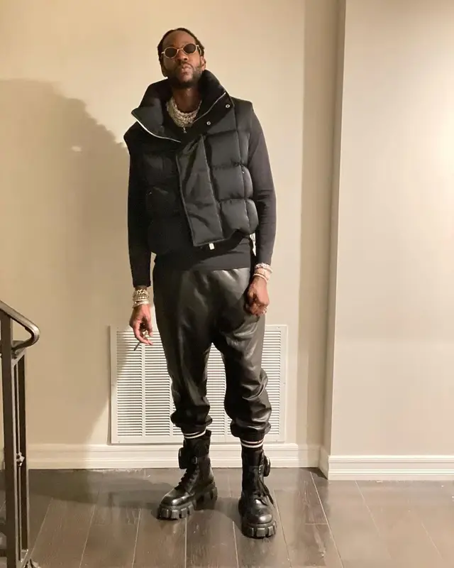 2 Chainz outfit in Givenchy, Amiri, and Prada, 2021