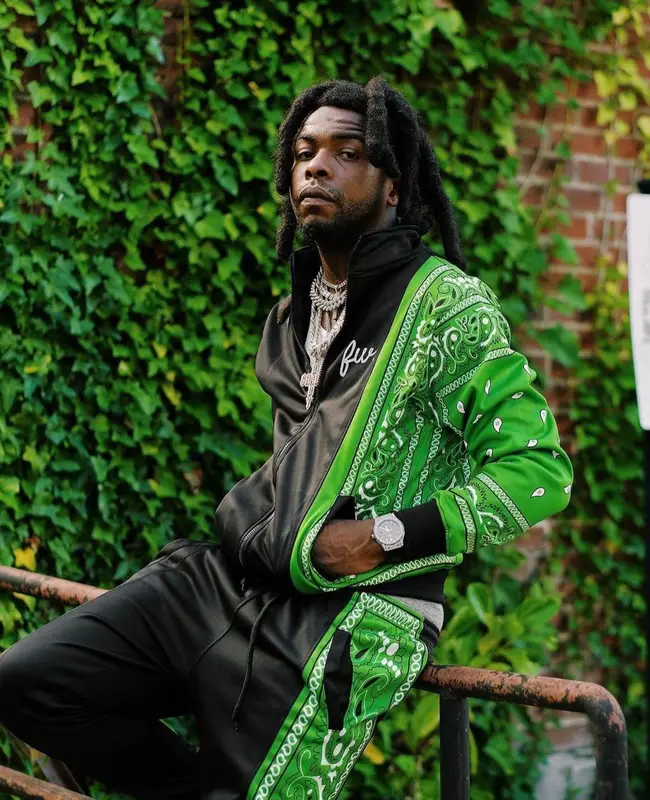 Yak Gotti outfit in Filthy Wealth and Nike, 2021