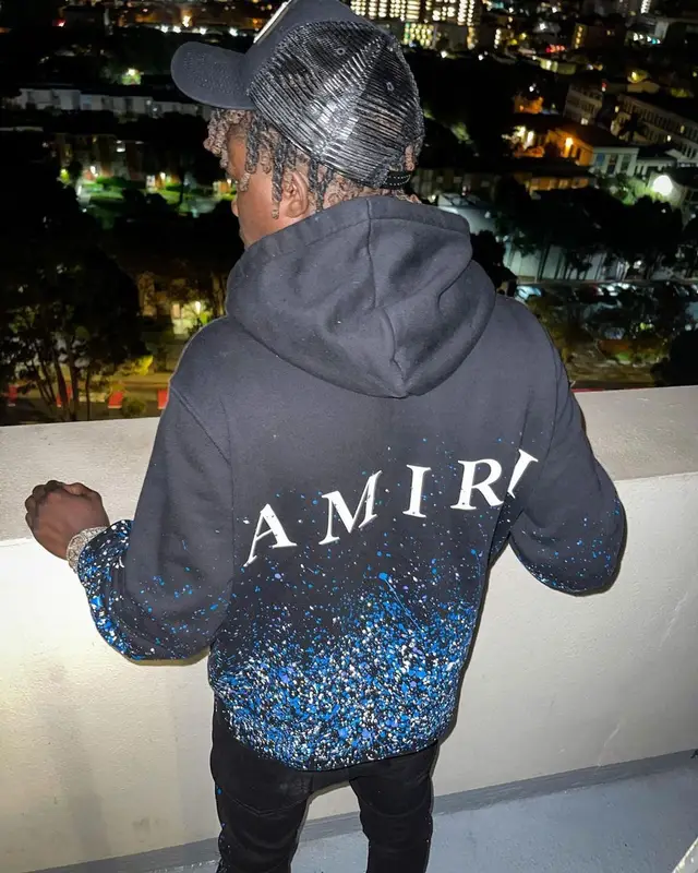 Jackboy outfit in Amiri, 2021