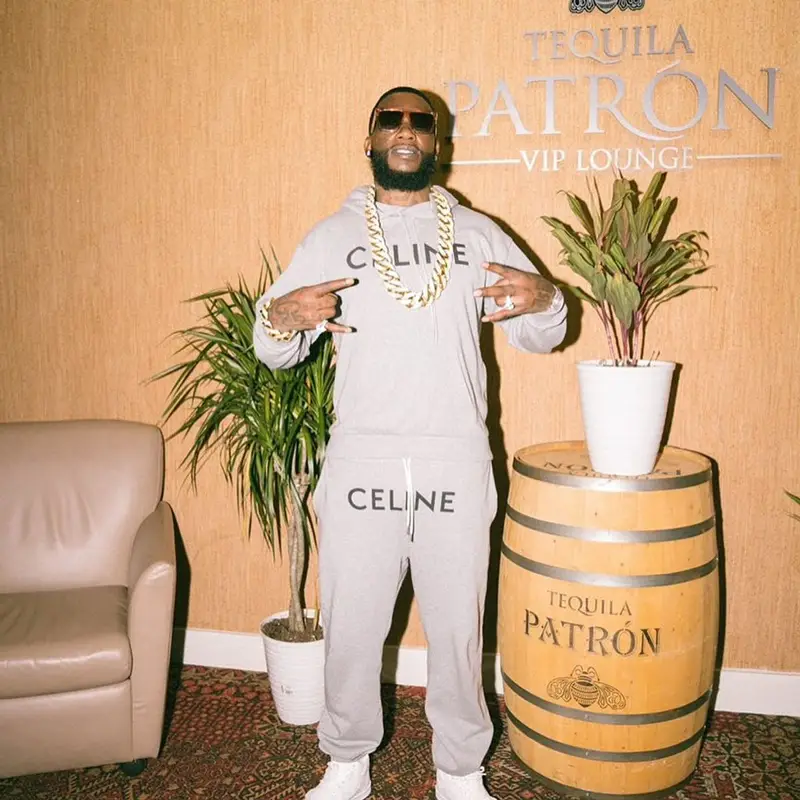 Gucci Mane outfit in Celine, 2021
